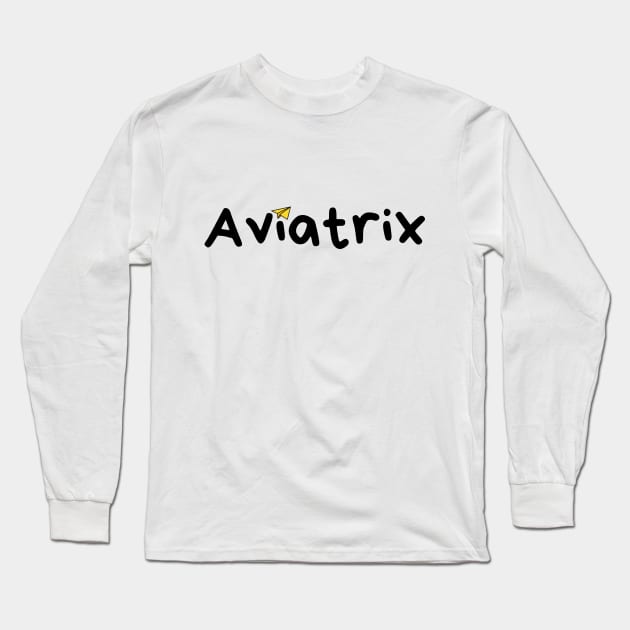 Aviatrix Long Sleeve T-Shirt by Jetmike